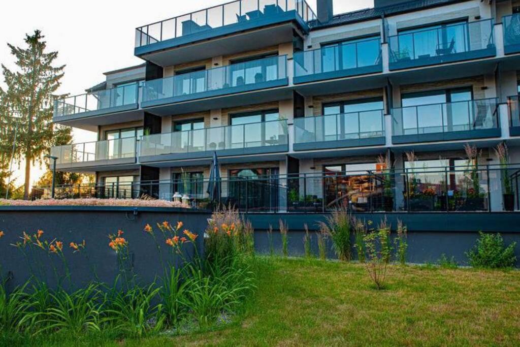 Apartament Twierdza Z Widokiem Na Jezioro Ostróda Exterior foto